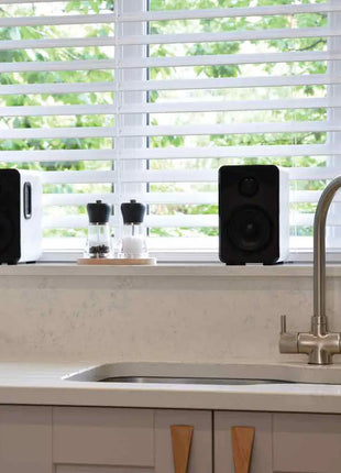 AV:Link Active Bluetooth Bookshelf Speakers White AV:Link