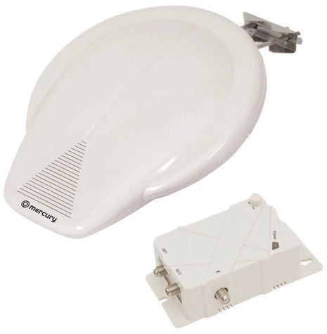 Mercury Outdoor Amplified HDTV Aerial for Caravans and Boats Mercury