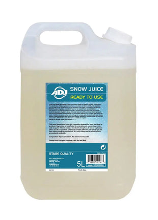 ADJ Snow Juice 5 Litre (Shipped in 4's)