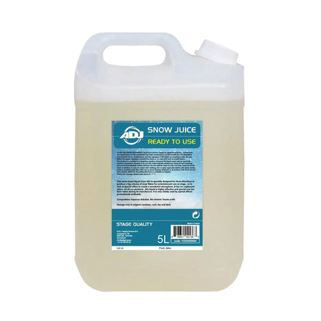 ADJ Snow Juice 5 Litre (Shipped in 4's)