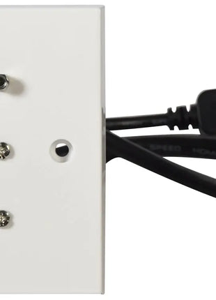 AV:Link Multimedia Wallplate with VGA, USB Type-B and 4K HDMI Sockets AV:Link