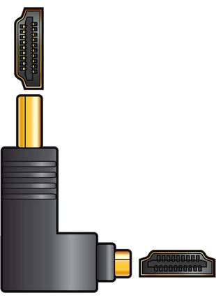 AV:Link Adaptor HDMI RA Plug - HDMI Socket AV:Link