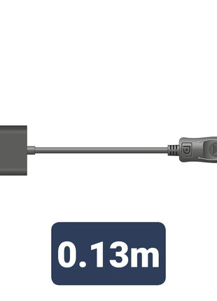 AV:Link Adaptor Lead Display Port Plug - HDMI Socket 0.2m AV:Link