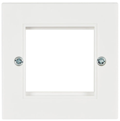 AV:Link Single Gang Wall Plate Frame for 2 Modules AV:Link