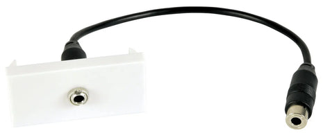 AV:Link Wall Plate Module - 3.5 Stereo Jack to Female Fly-lead AV:Link
