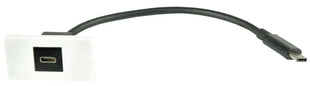 AV:Link Wall Plate Module - USB Type-C Socket to Male Tail AV:Link