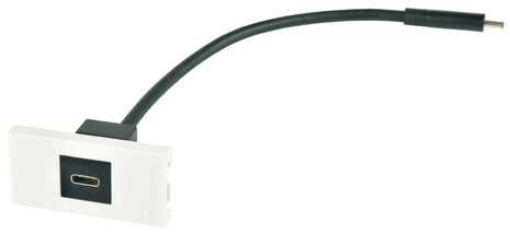 AV:Link Wall Plate Module - USB Type-C Socket to Male Tail AV:Link