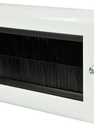 AV:Link Brush Wallplate 2G White Steel AV:Link