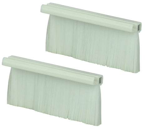 AV:Link White Single Gang Wallplate Brushes AV:Link