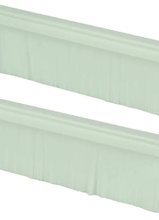 AV:Link White Double Gang Wallplate Brushes AV:Link