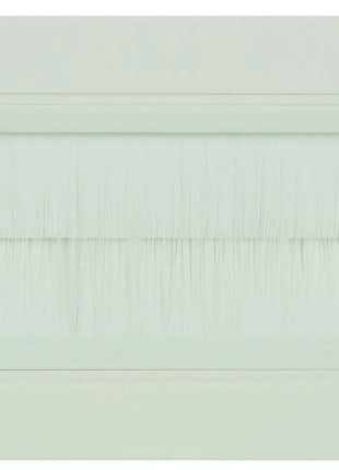 AV:Link White Double Gang Wallplate Brushes AV:Link