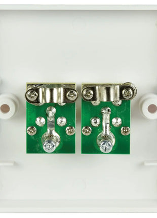 AV:Link Double F-Type Screw Wallplate AV:Link