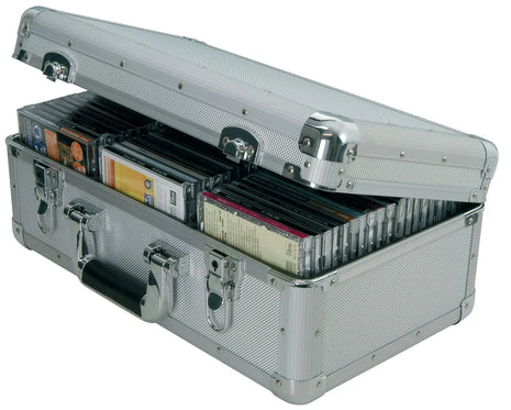 Citronic Aluminium CD flight case, 60 CDs Citronic