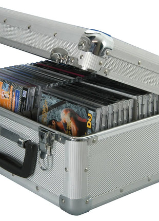 Citronic Aluminium CD flight case, 40 CDs Citronic