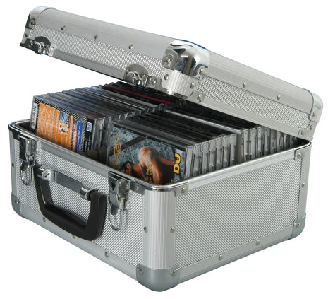 Citronic Aluminium CD flight case, 40 CDs Citronic