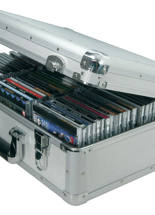 Aluminium CD Flight Cases Aluminium CD flight case 80 CDs Citronic
