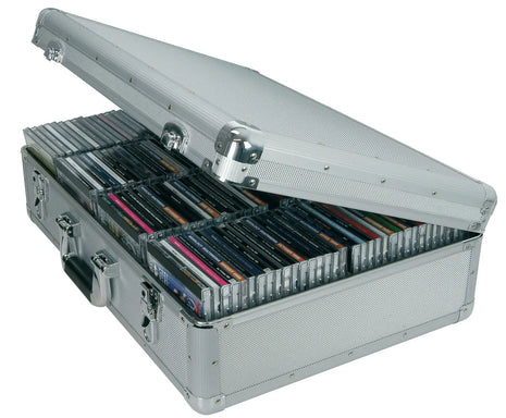 Citronic Aluminium CD flight case, 120 CDs Citronic