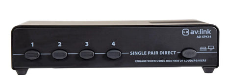 AV:Link 4 Way Protected loudspeaker switcher AV:Link