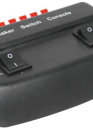 AV:Link Loudspeaker selector, 2-way - Black AV:Link