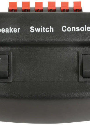 AV:Link Loudspeaker selector, 2-way - Black AV:Link
