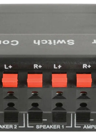 AV:Link Loudspeaker selector, 2-way - Black AV:Link