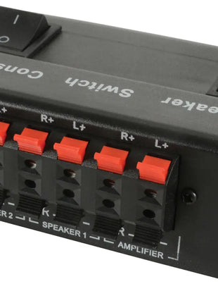 AV:Link Loudspeaker selector, 2-way - Black AV:Link