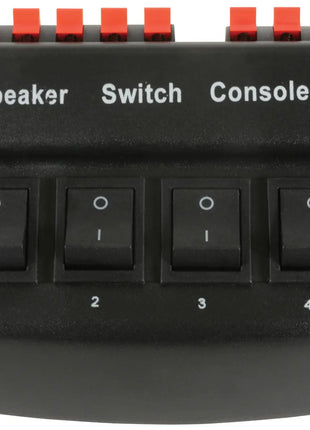 AV:Link 4-Way Loudspeaker Selector - black version AV:Link