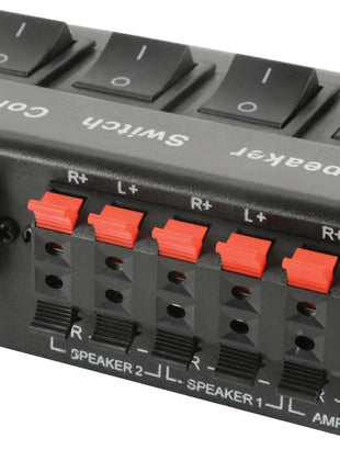 AV:Link 4-Way Loudspeaker Selector - black version AV:Link