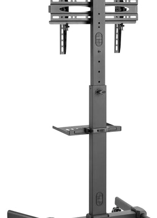 AV:Link Compact Height Adjustable TV Trolley with Shelf AV:Link