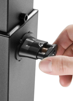 AV:Link Compact Height Adjustable TV Trolley with Shelf AV:Link