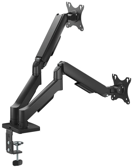 AV:Link Full Motion Dual Gas Spring Desktop Monitor Arm with USB Hub AV:Link