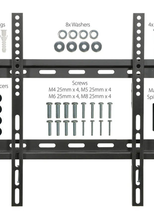 AV:Link Standard TV/monitor fixed wall bracket VESA 400x400 26" - 65" AV:Link