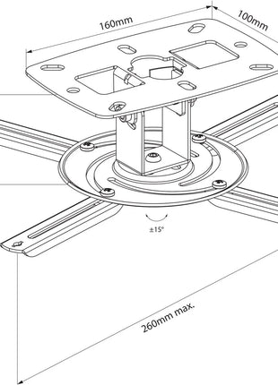 AV:Link Projector ceiling bracket AV:Link