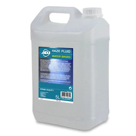 ADJ ADJ Haze Fluid Water Based 5 Litre (Shipped in 4's)