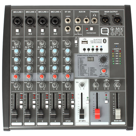 Q-Audio Q-MIX 6FX Q-Audio