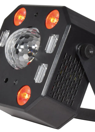 QTX Pentaflash: 5-in-1 LED & Laser Effect QTX