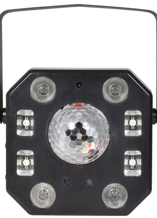 QTX Pentaflash: 5-in-1 LED & Laser Effect QTX