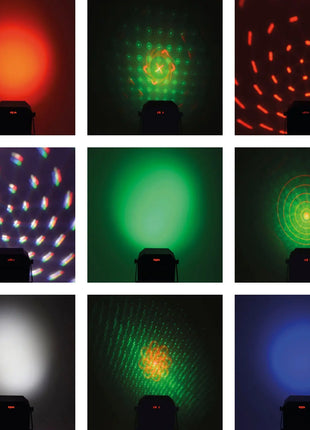 QTX Pentaflash: 5-in-1 LED & Laser Effect QTX