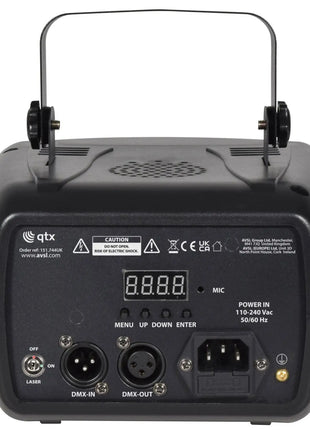 QTX Butterfly: 3-in-1 LED & Laser Effect QTX