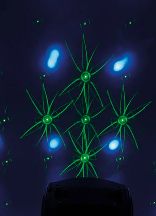 QTX Butterfly: 3-in-1 LED & Laser Effect QTX