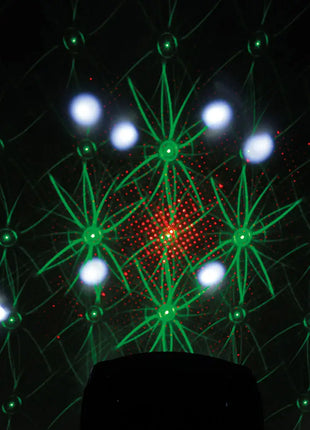 QTX Butterfly: 3-in-1 LED & Laser Effect QTX