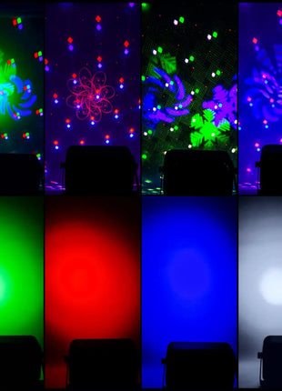 QTX 6in1 LED GOBO Effect Light QTX