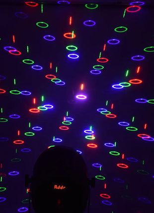 QTX 3D Animation Laser with LED Par Lights QTX