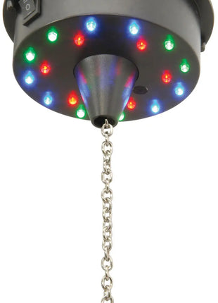 QTX Battery operated LED mirror ball motor QTX