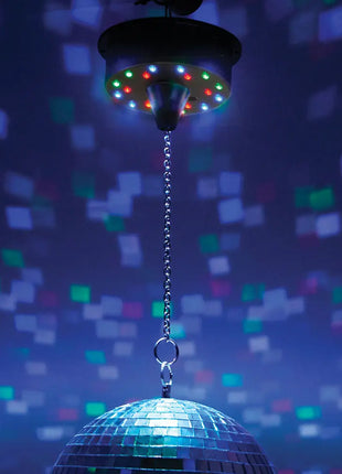 QTX Battery operated LED mirror ball motor QTX