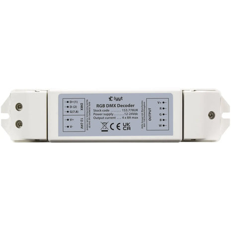 LYYT 12-24V RGBW DMX Controller LYYT