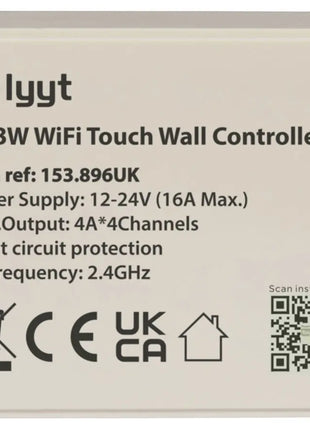 LYYT RGBW WiFi Touch Wall Controller LYYT