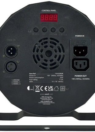 QTX High Power White LED Plastic PAR Can QTX