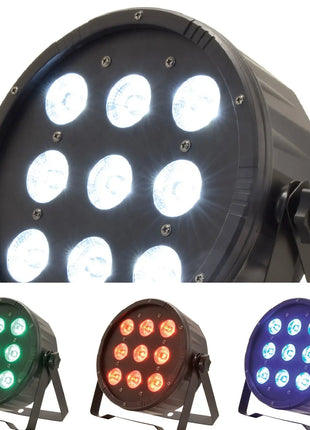 QTX PAR54 High Power Extra Flat 4-in-1 LED Plastic PAR Can QTX