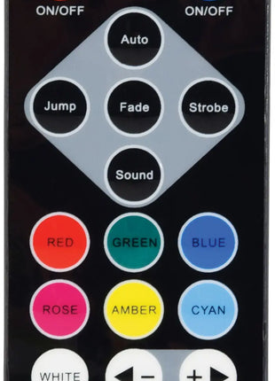 QTX PAR180 High Power RGB + IR remote control QTX